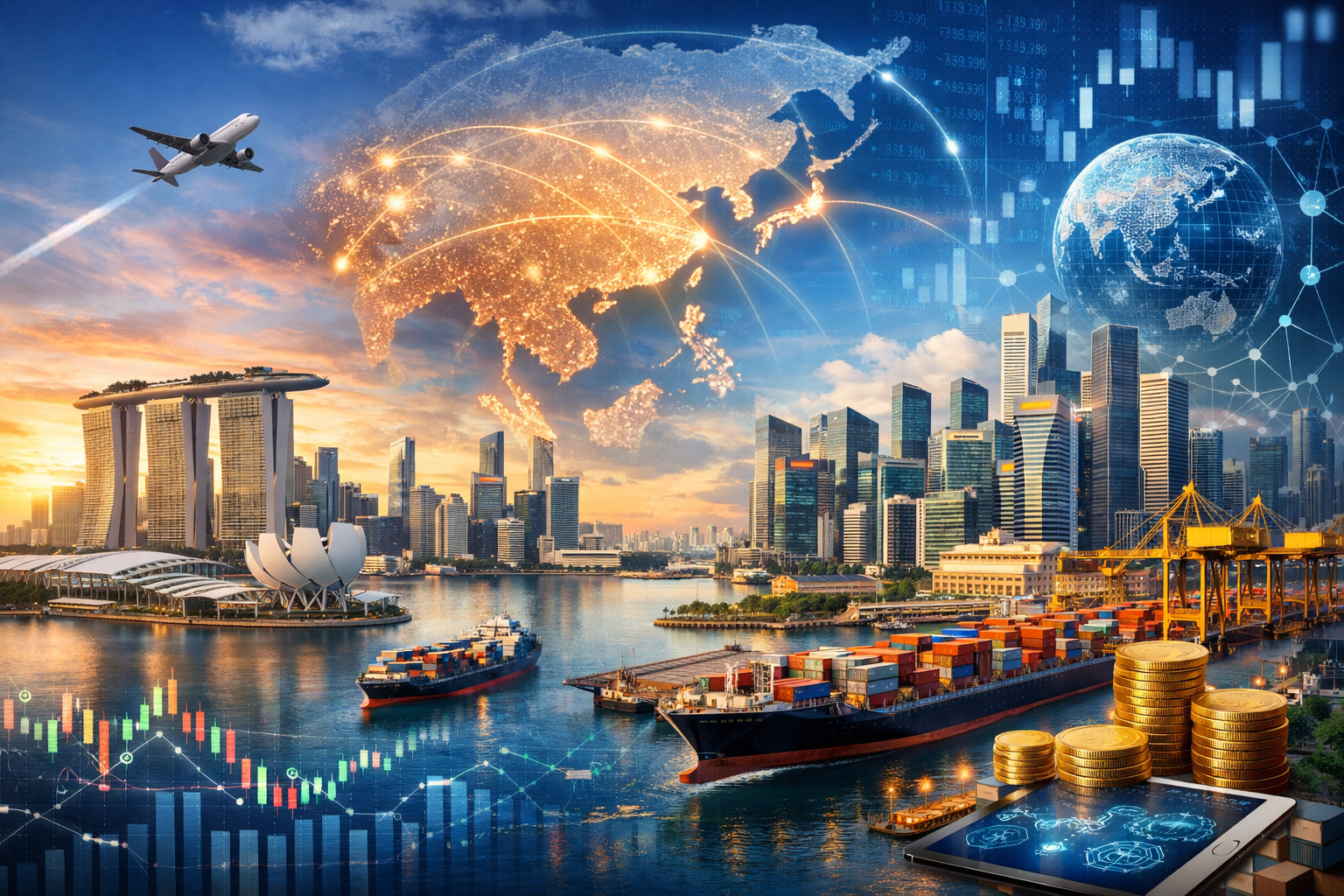 Singapore’s Strategic Position as a Global Financial Hub: Its Economic Ties to Asia